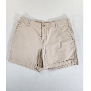 Columbia PFG Shorts Women 34 Tan Khaki Performance Fishing Gear Cotton Outdoor
